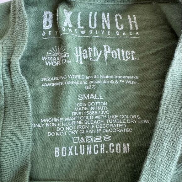 BoxLunch Men's Harry Potter 100% Cotton Long Sleeve Deathly Hallows Shirt Small - Picture 5 of 8
